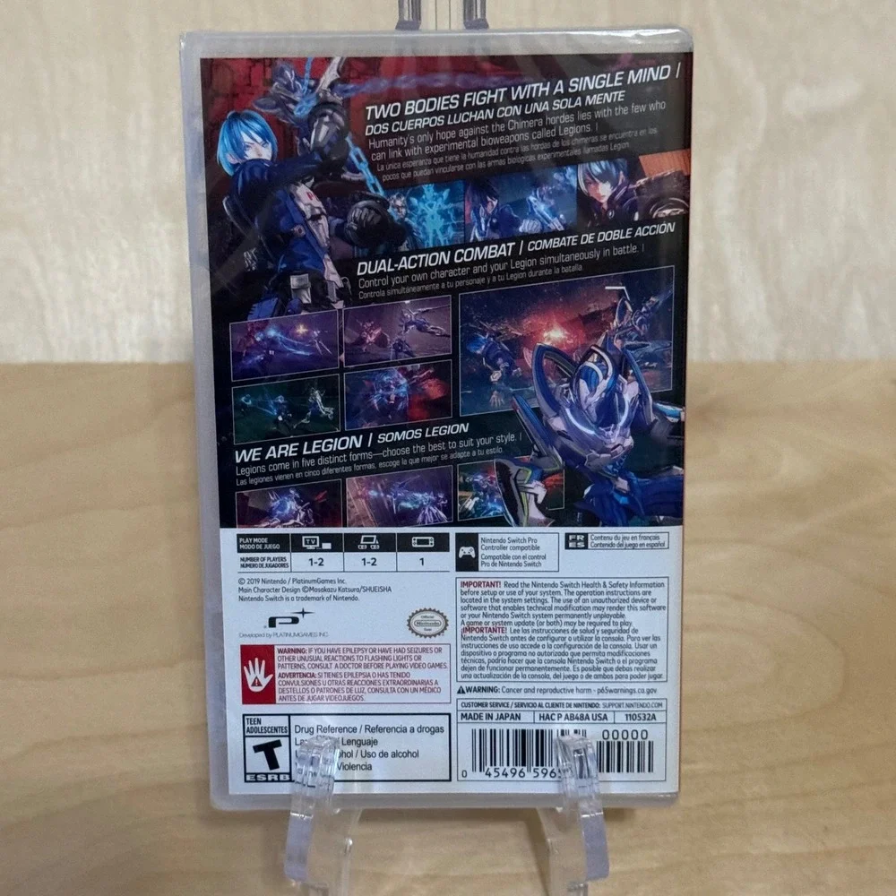 Astral Chain Nintendo Switch 2019 Action Game PlatinumGames New Factory Sealed